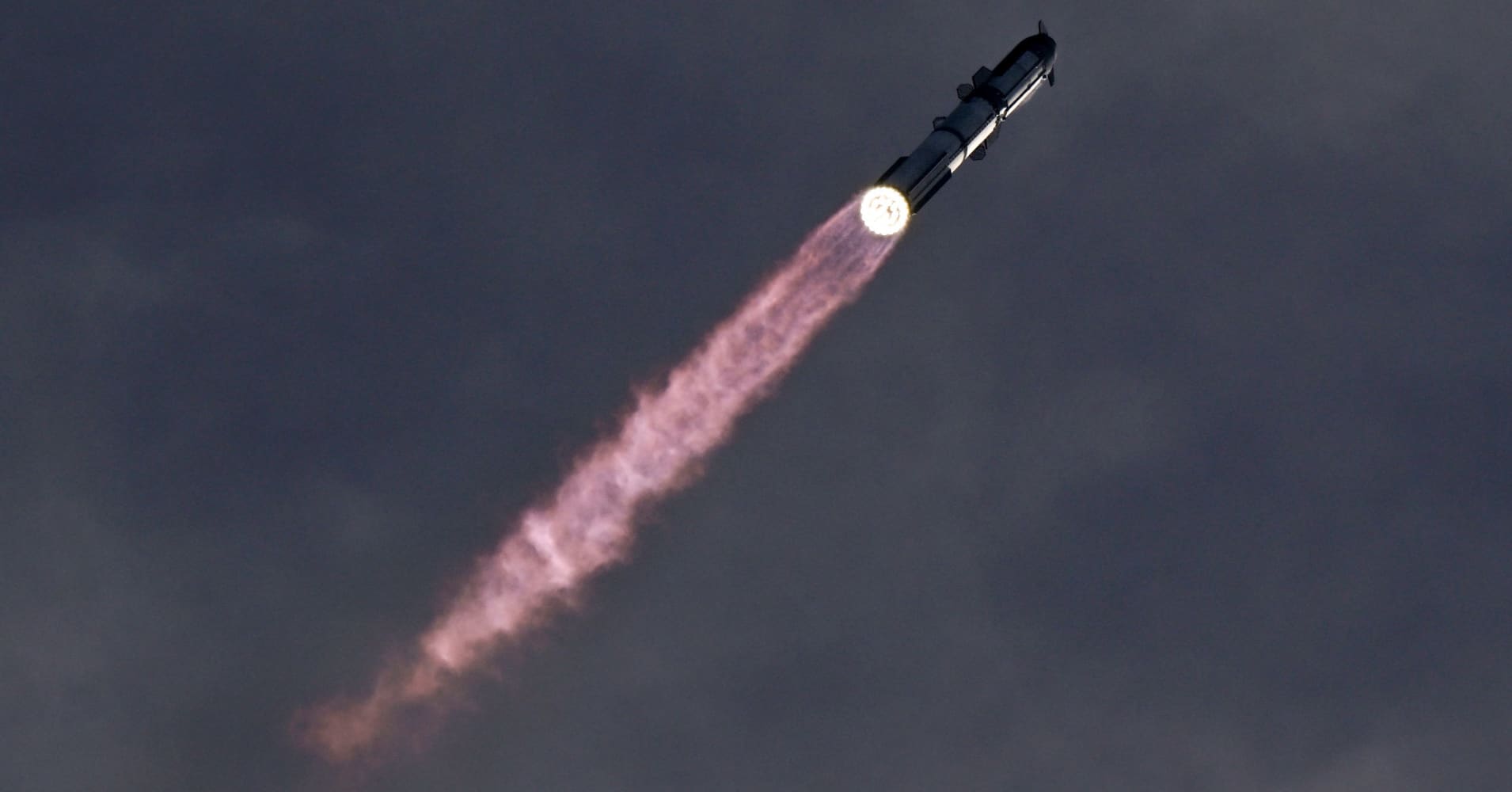 SpaceX launches its massive Starship rocket into orbit for the first time