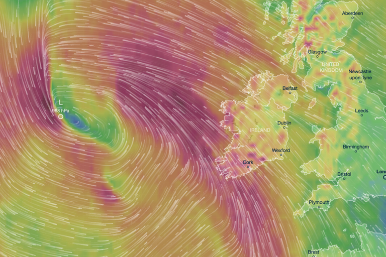 Live tracker shows where storm will hit hardest as Cork set for double ...