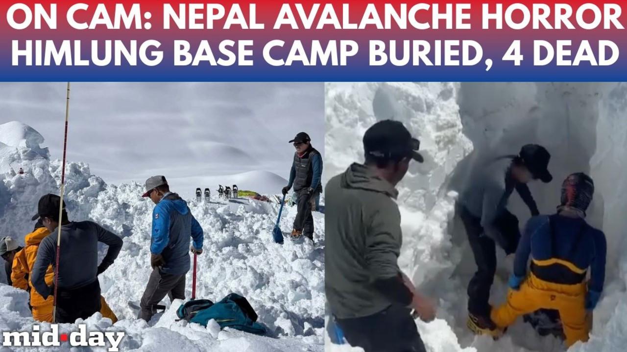 Avalanche strikes Nepal: Massive snow slide buries Himlung base camp ...
