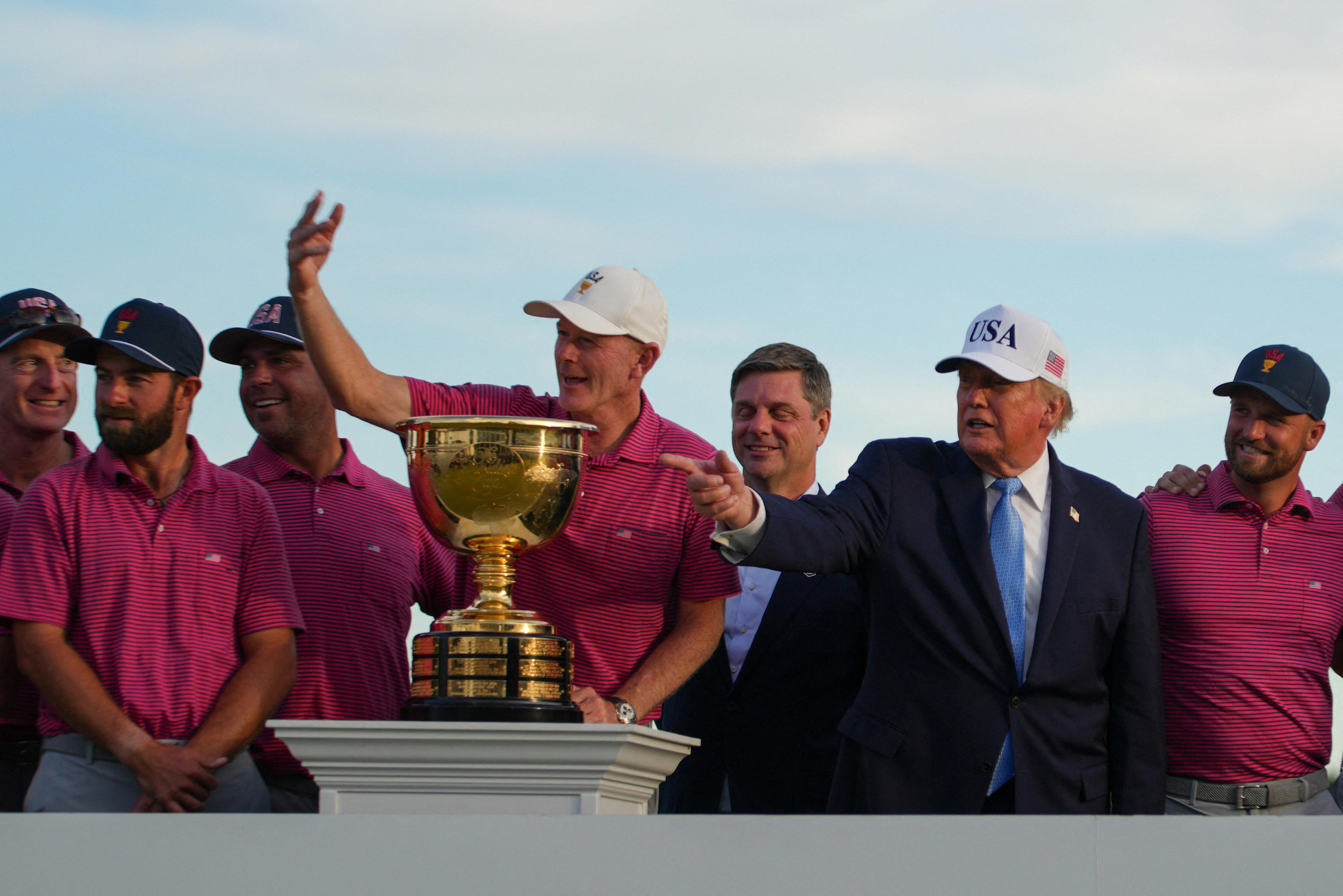 President Trump calls USA's Presidents Cup rally one of golf's greatest ...
