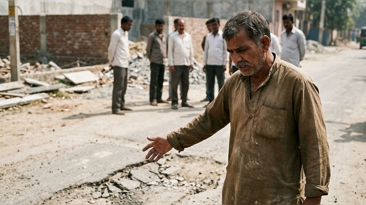 Political tensions escalate in Delhi following viral Tilak Nagar road ...