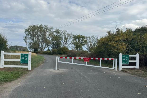 First of 10 new Oxfordshire quiet lanes begins with locked gate ...