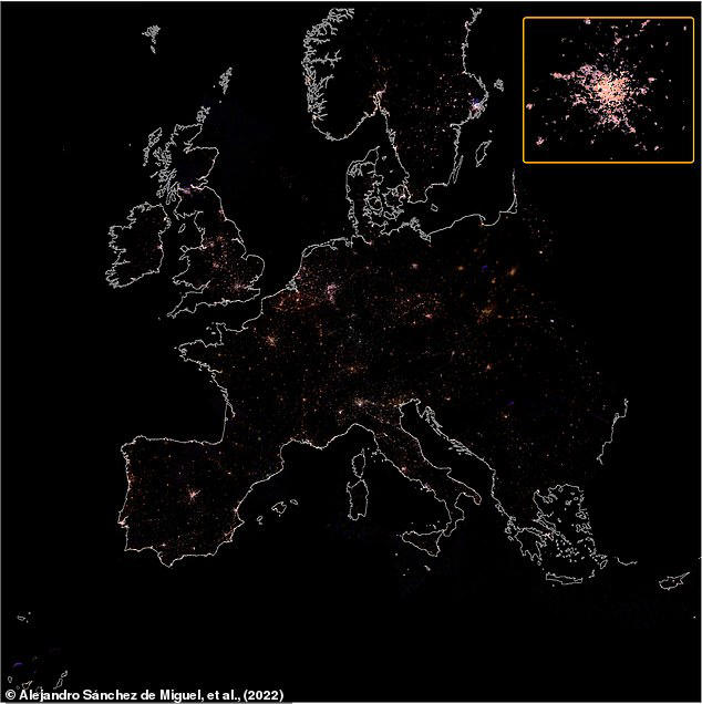 Astronaut photos taken just 13 years apart reveal how night lights have ...