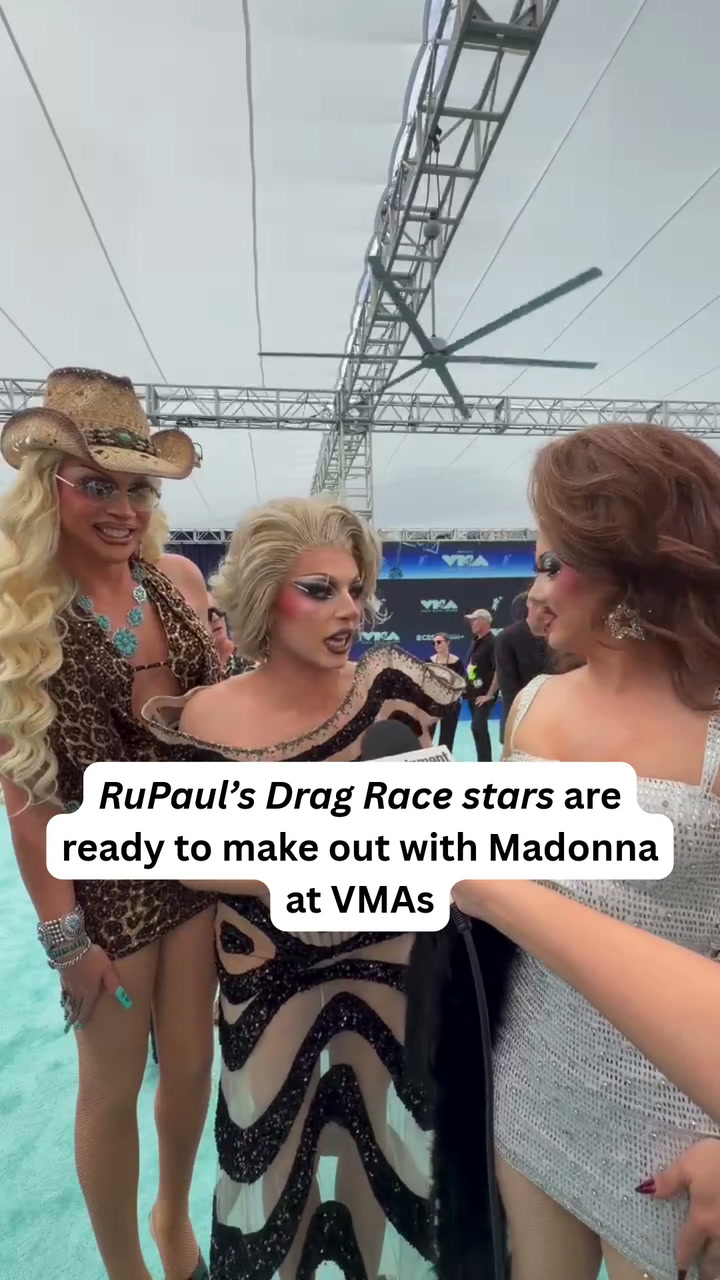 'RuPaul's Drag Race' stars are ready to make out with Madonna at VMAs