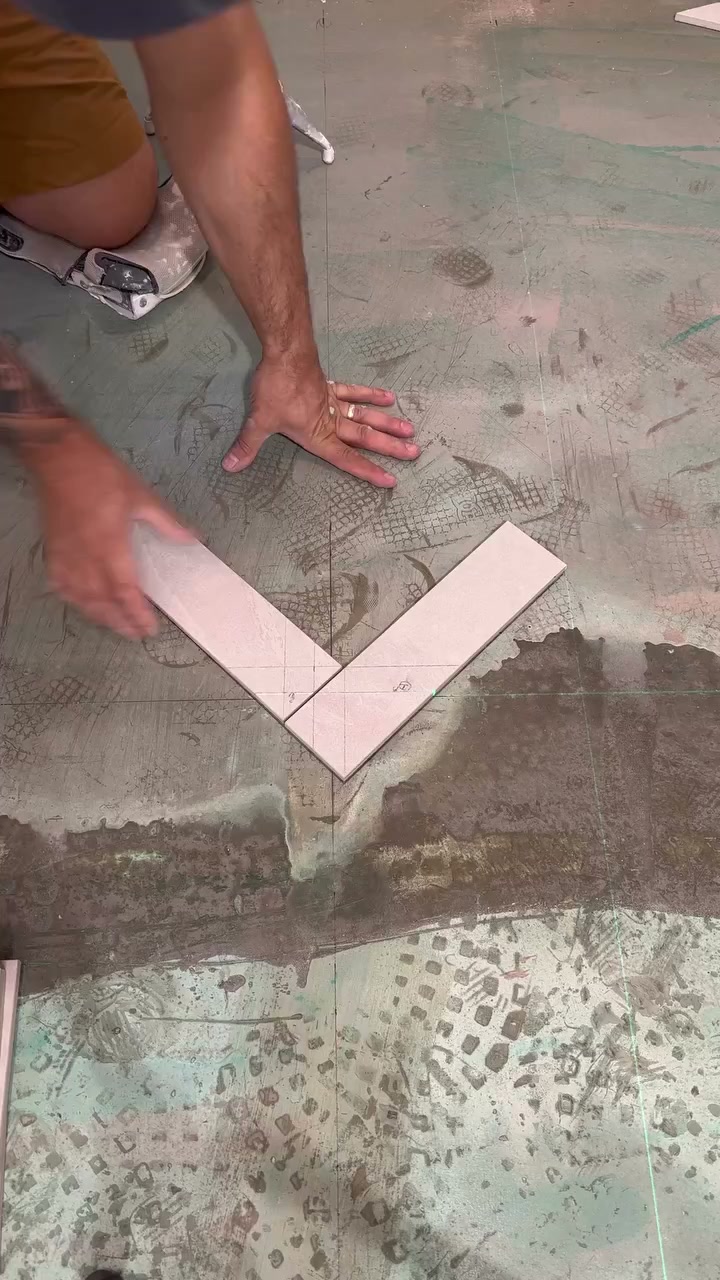 That face when the herringbone pattern is finally finished