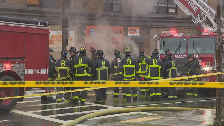 Massive fire tears through landmark building in Boston, raising ...