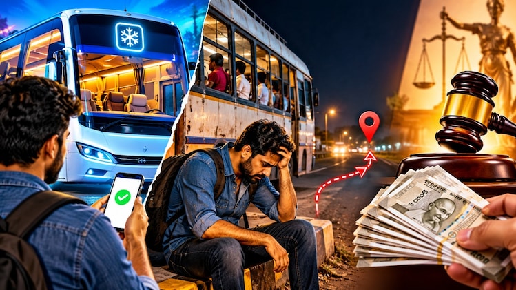 Paid ₹1,200 for AC bus, got non-AC ride and was dropped 10 km early ...