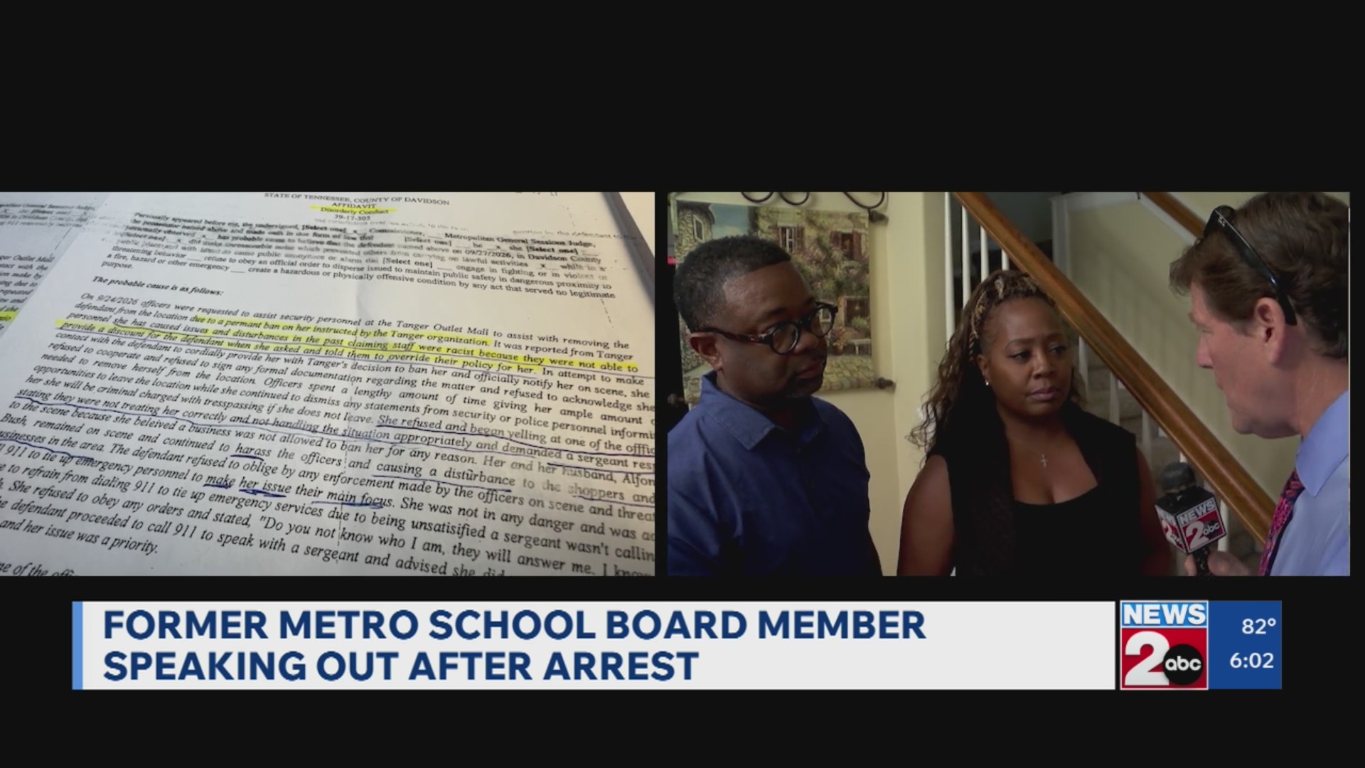 Former MNPS board member speaking out after arrest