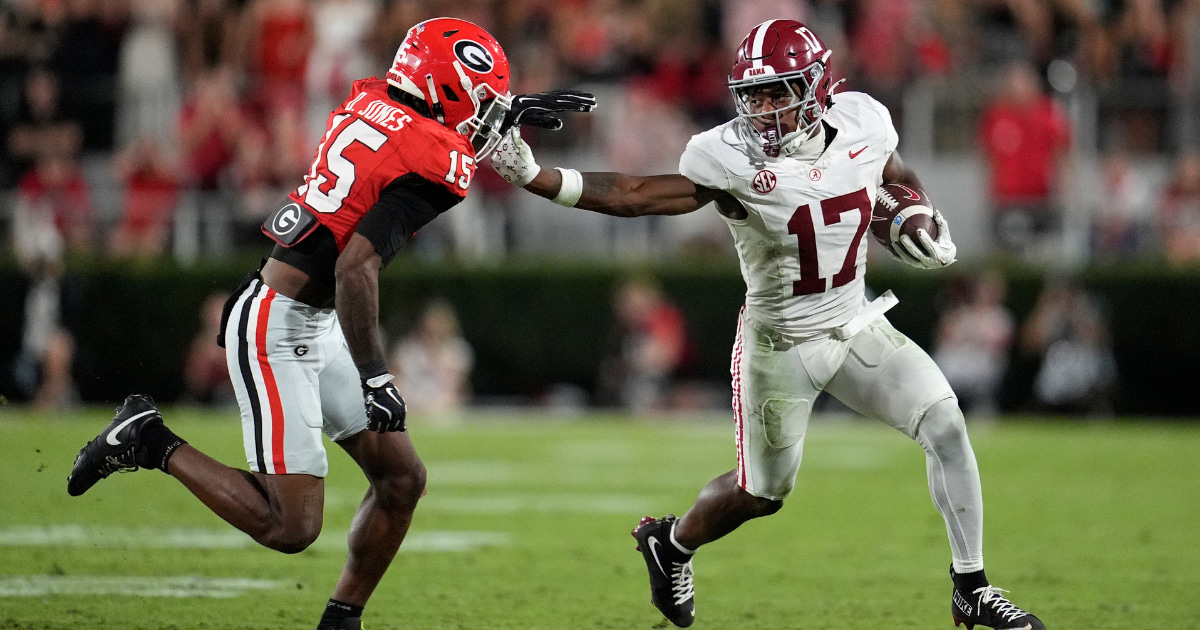 Alabama vs. Georgia: Kickoff time, TV channel for Week 6 matchup
