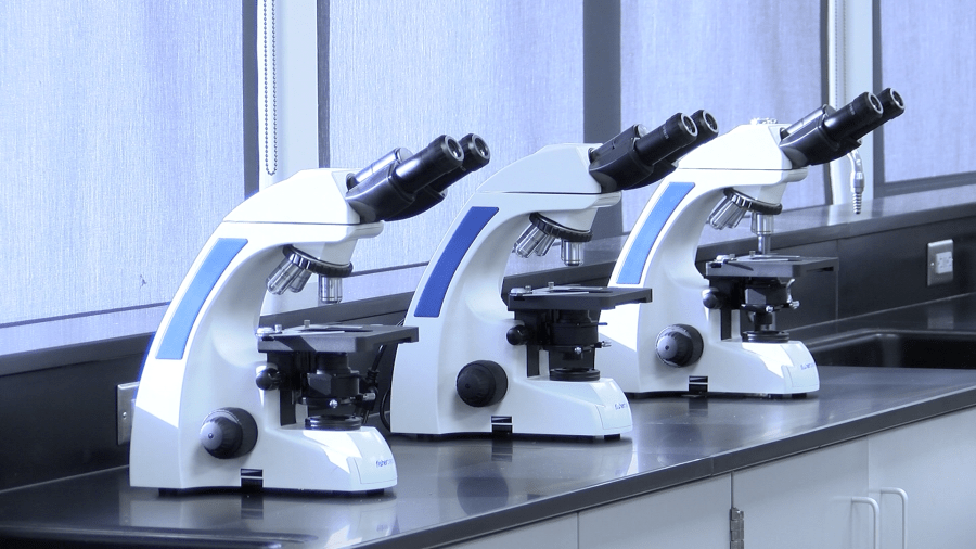 Science Hill High School holds microscope lab dedication