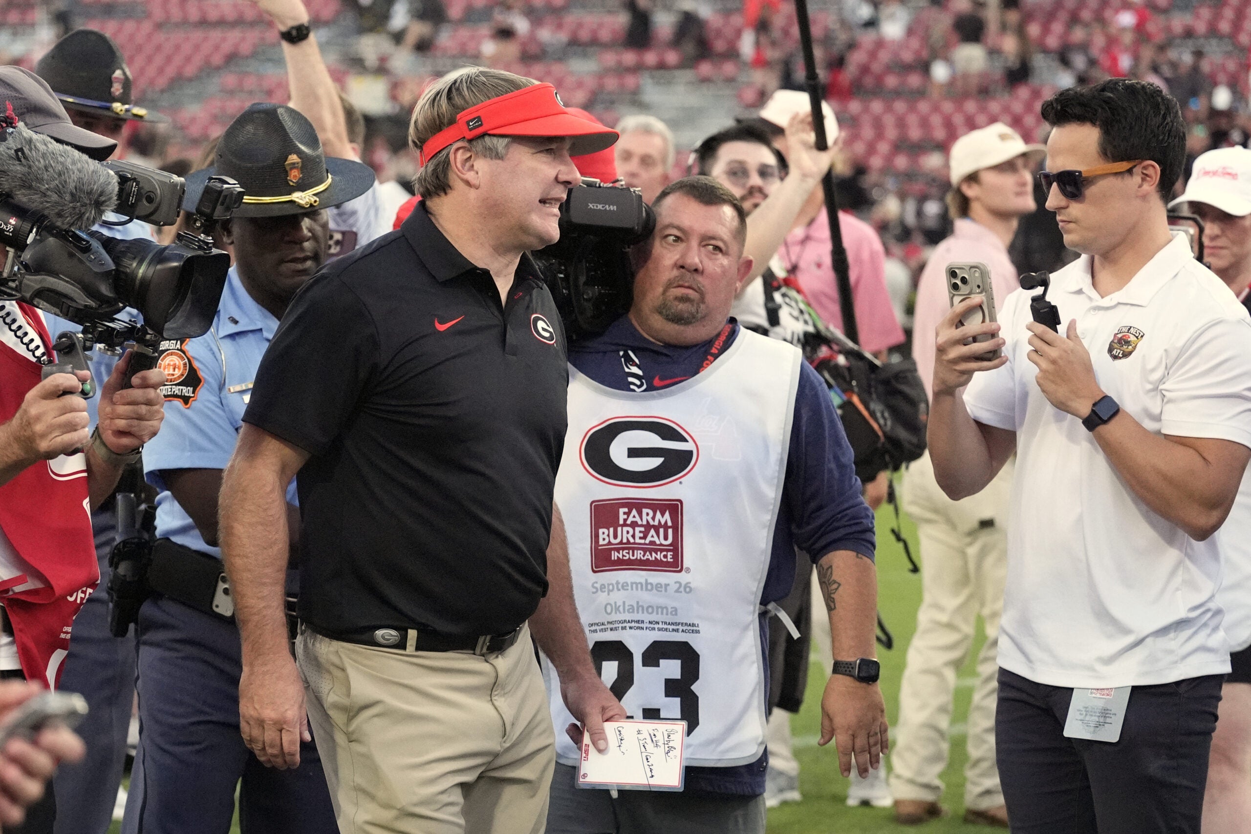 Georgia Bulldogs head coach Kirby Smart kept it all the way real ...