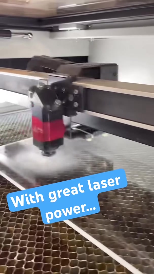 Using my Aeon laser to powder coat acrylic in the shape of Spider-Man # ...