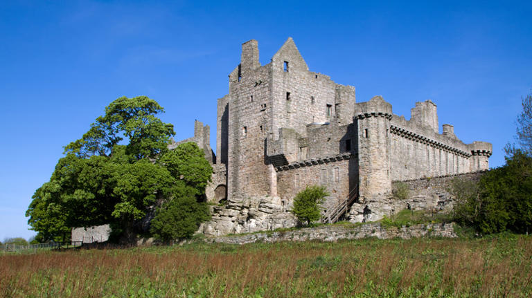 Tucked in Edinburgh is Scotland's scenic castle with a well-preserved ...