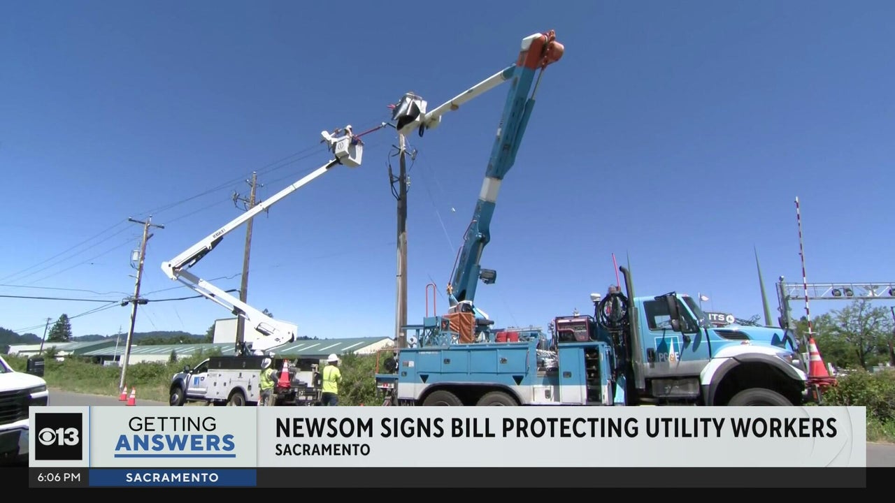 Newsom signs California bill protecting utility workers from assaults