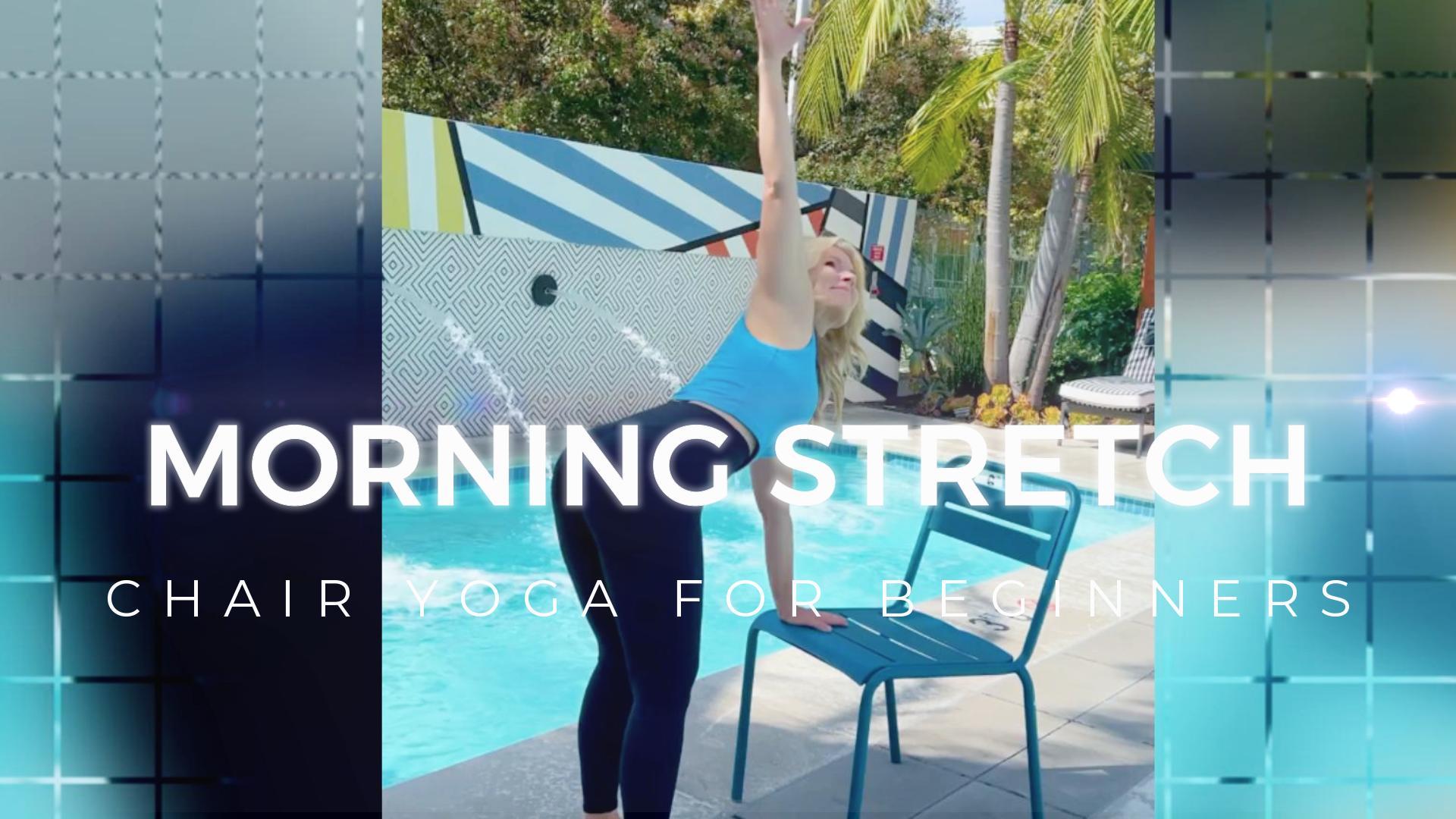 5 minute chair yoga morning stretch: your stiff body reset