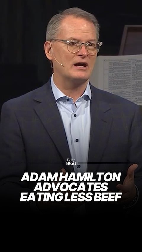 Adam Hamilton advocates less beef to combat climate change