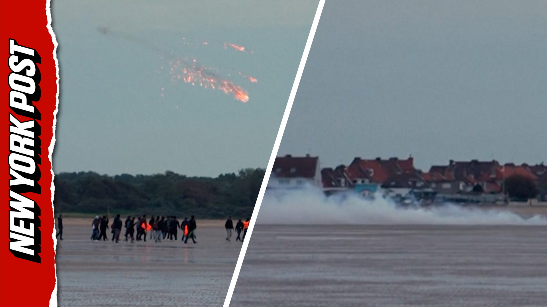 French police tear-gas migrants fleeing northern coast