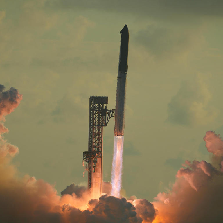 SpaceX launches Starship on giant rocket's first flight to orbit