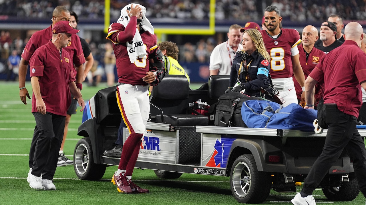 Jayden Daniels injury update, latest on Commanders QB's practice status ...