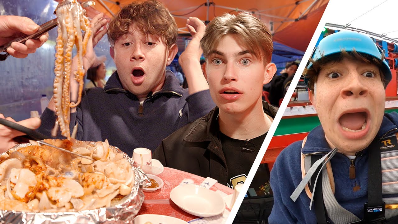 British students take on Korea: Yeosu's epic zip line, street food ...