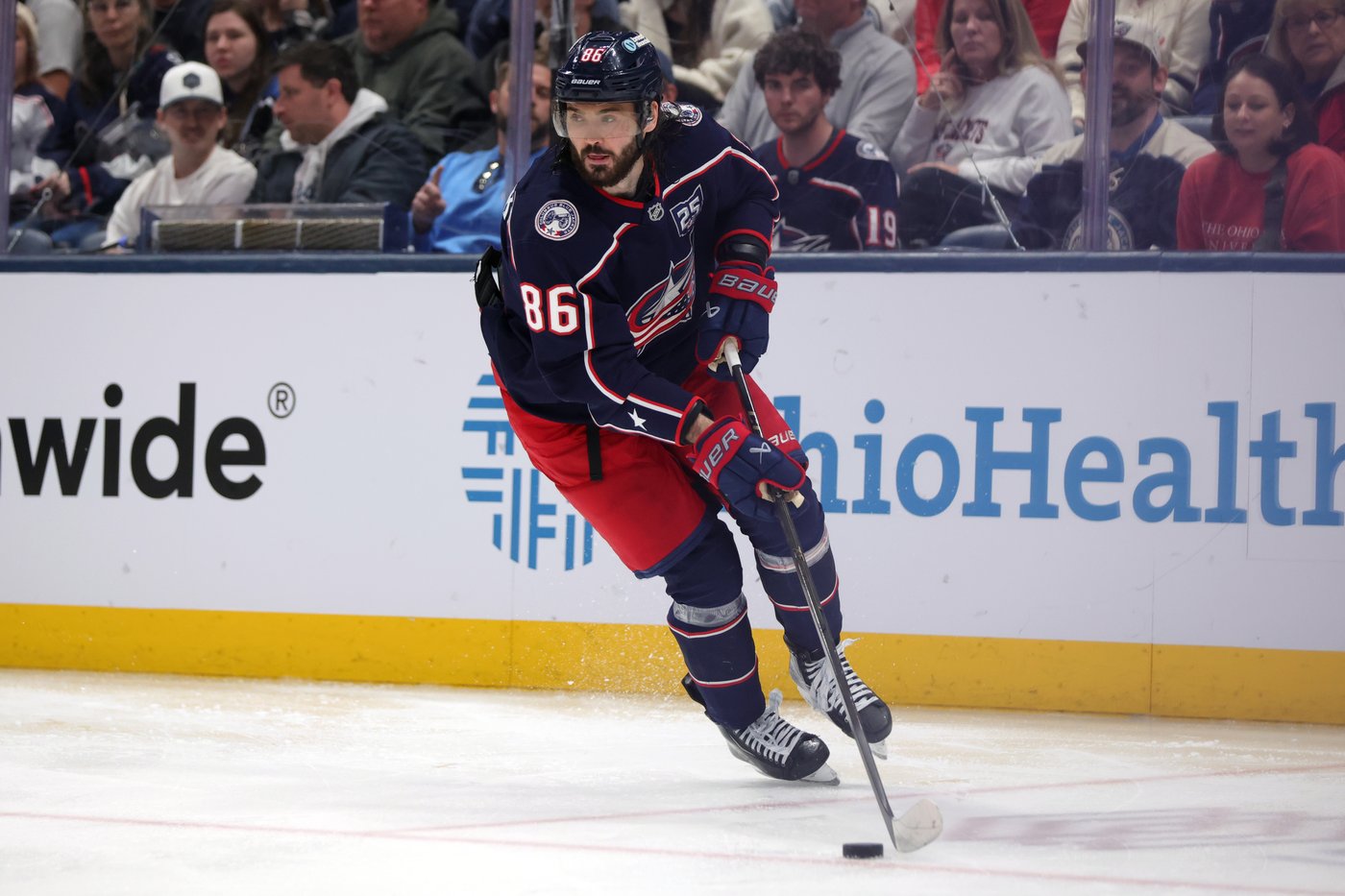 Maple Leafs acquire, sign Marchenko; Knies to Columbus in return