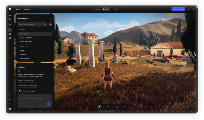 Meta reveals AI game creation tools Horizon Create and Horizon Studio
