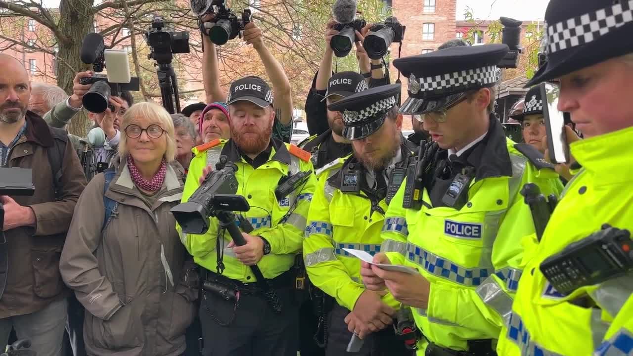94-year-old human rights barrister arrested amid mass Labour conference ...