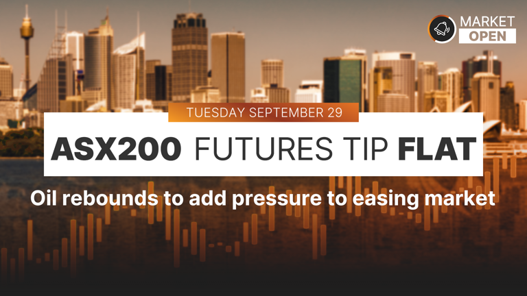 Market open: Oil rebounds to add pressure to easing market