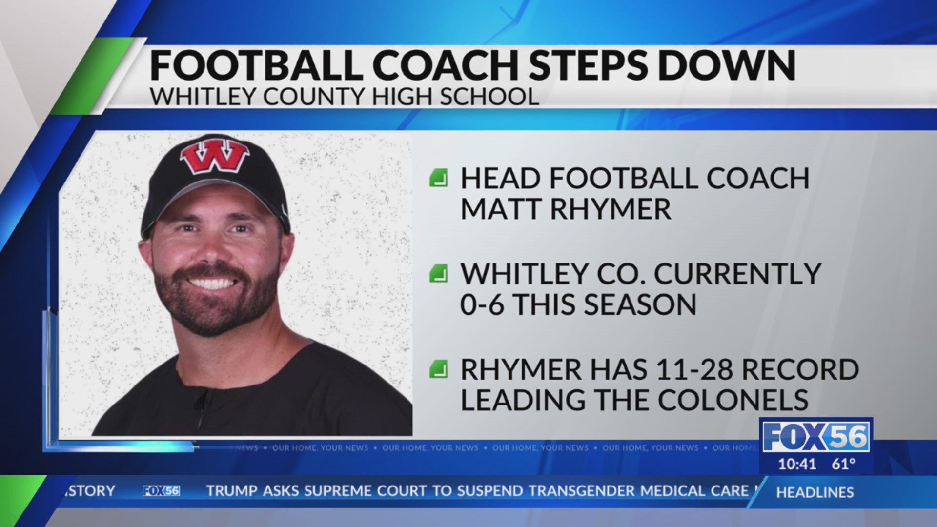Whitley County begins search for new football coach