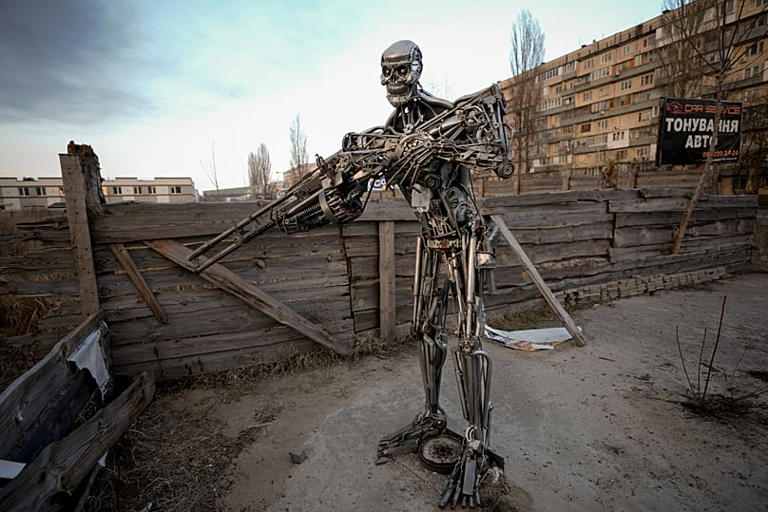 Una representación del Terminator Copyright 2022 The Associated Press. All rights reserved.
