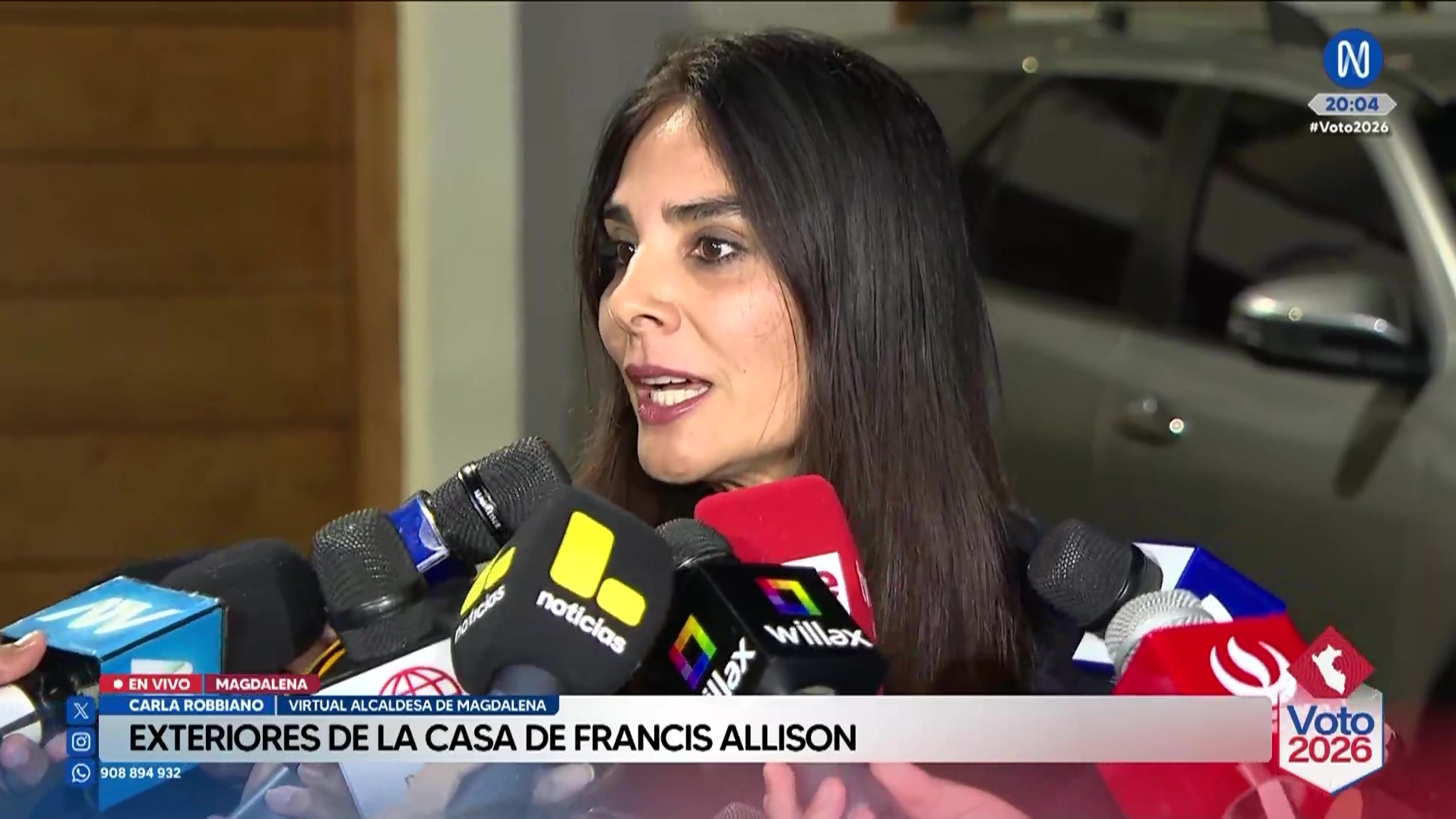 Carla Robbiano aguarda conteo rápido y resalta votación de Francis Allison