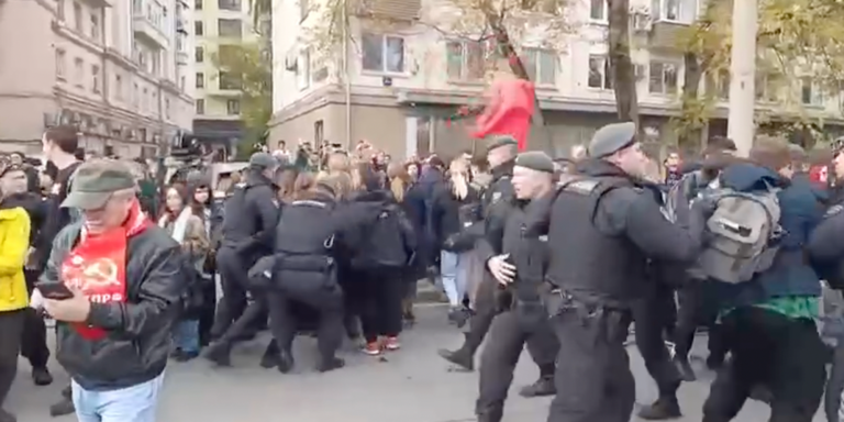 Russian police round up 60 demonstrators following authorized KPRF ...