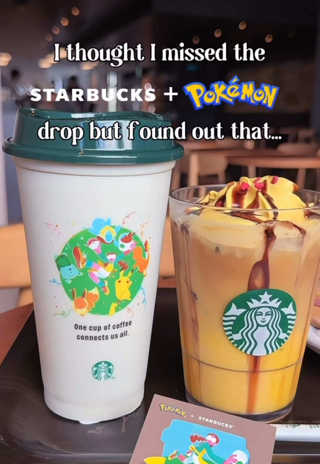 Observations about a Pokémon themed Starbucks display
