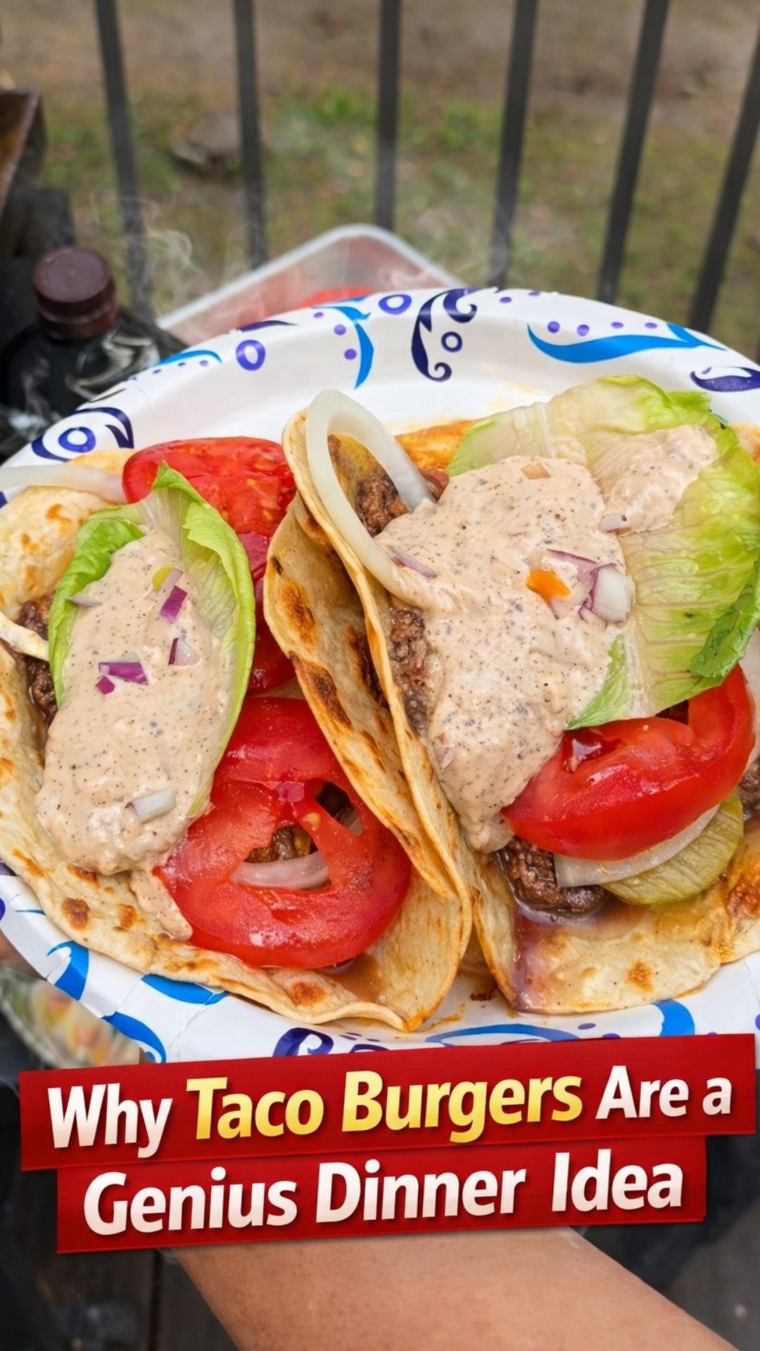 Taco burgers combine two classic dinner favorites