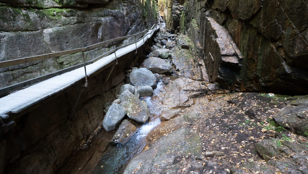 Natural wonders of Franconia Notch