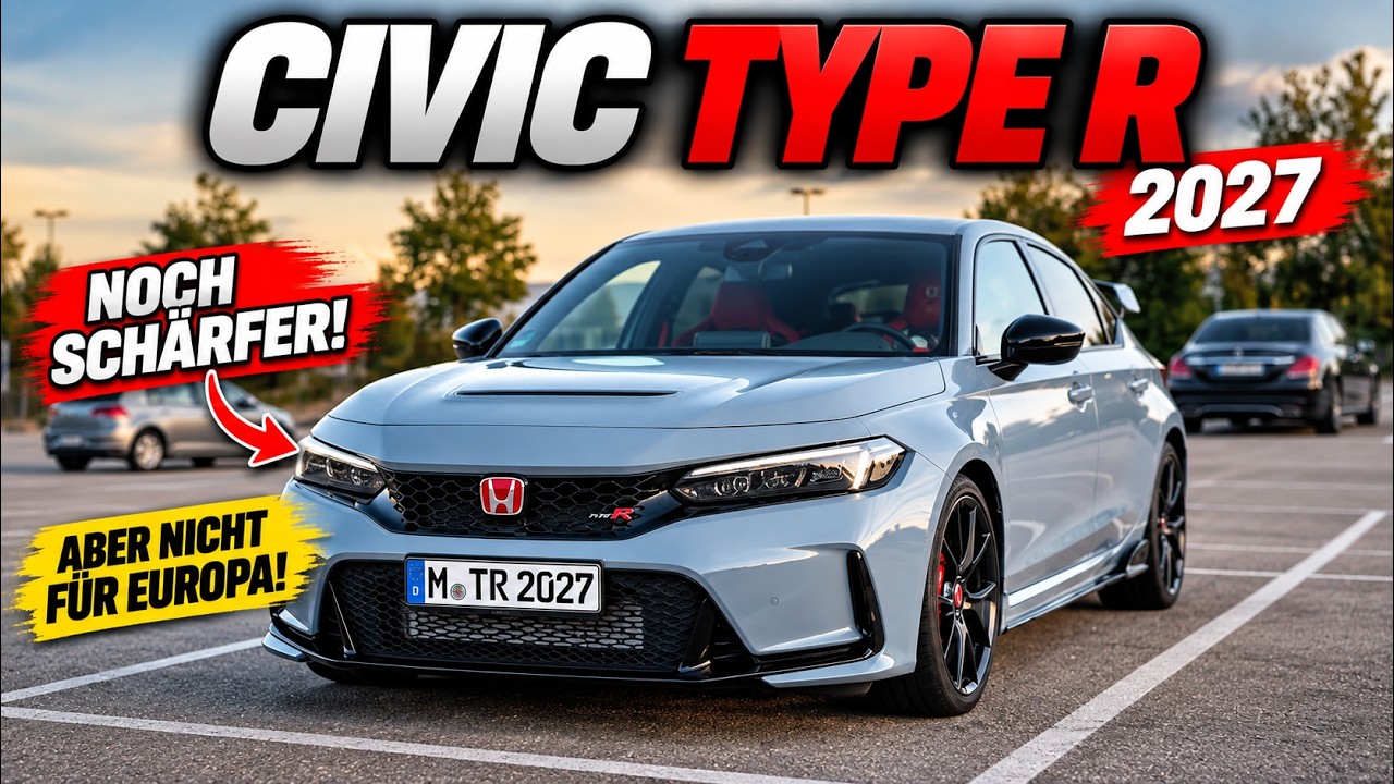 2027 Honda Civic Type R: Mehr Aero und Technik für den Hot Hatch
