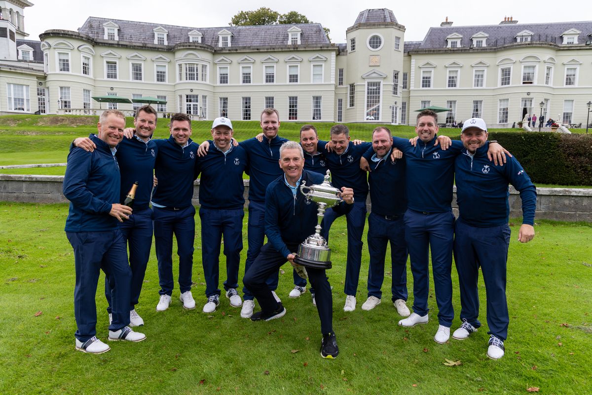 David Scott leads GB&I to thumping win in 32nd PGA Cup in Ireland