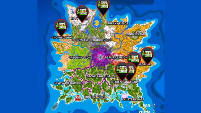 Where to find Chica from Five Nights at Freddy’s in Fortnite Fortnitemares
