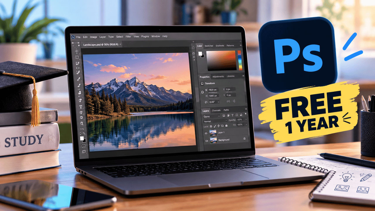 Love image editing? Get 1 year Adobe Photoshop subscription for free ...