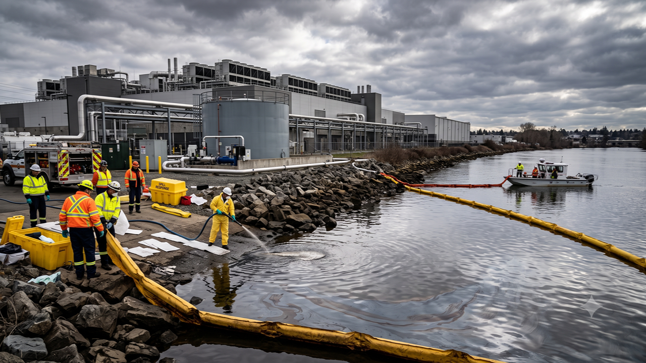 Diesel spill spurs cleanup: Equinix leak sends 5,000 gallons into creek ...