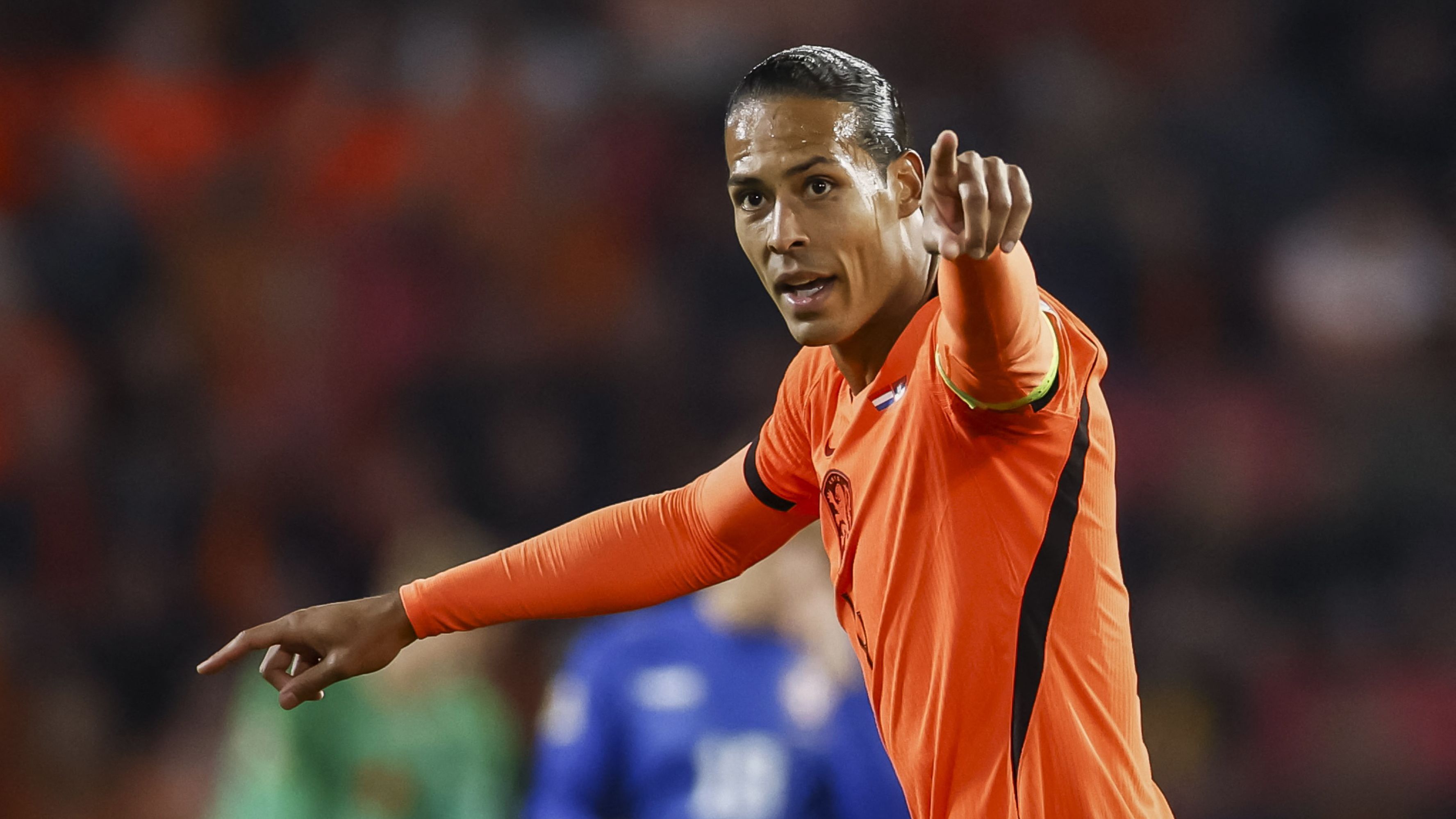 Emotional Virgil van Dijk reacts after reaching 100 caps for ...