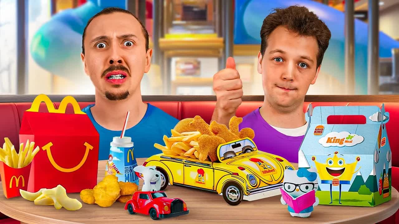 Tester les menus pour enfants des chaînes de fast food