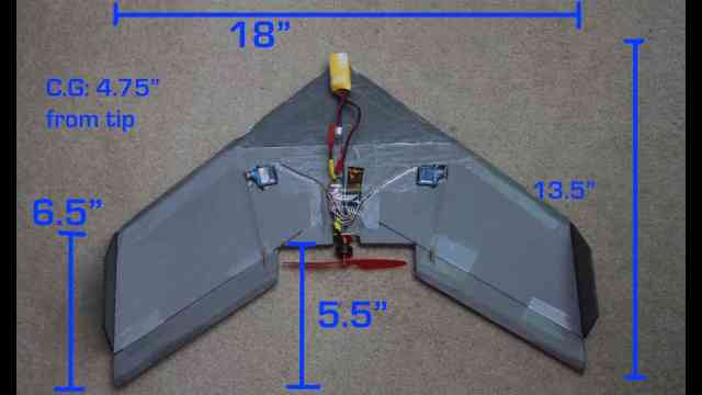 Building and testing the micro Zephyr RC aircraft