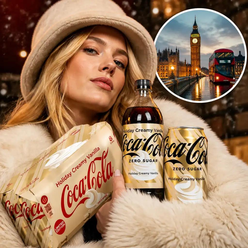 Coca-Cola holiday creamy vanilla hits UK