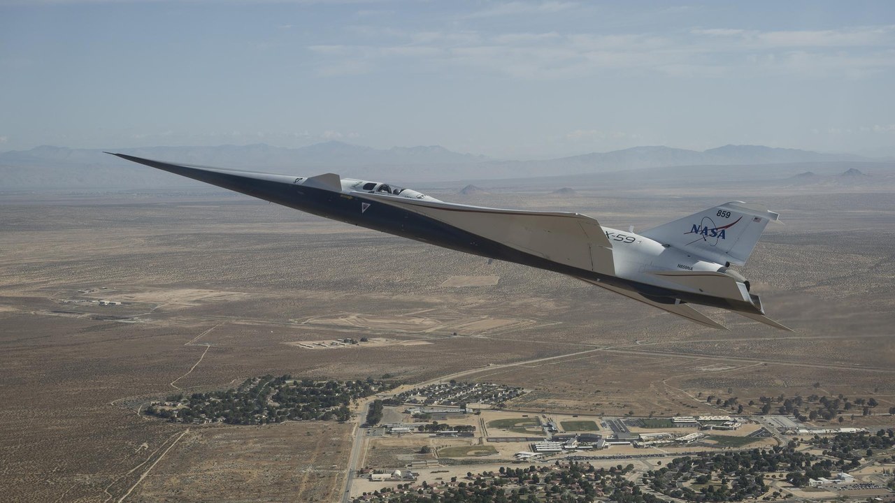 NASA test pilot Mike Lippert flew the quiet supersonic X-59 for the ...