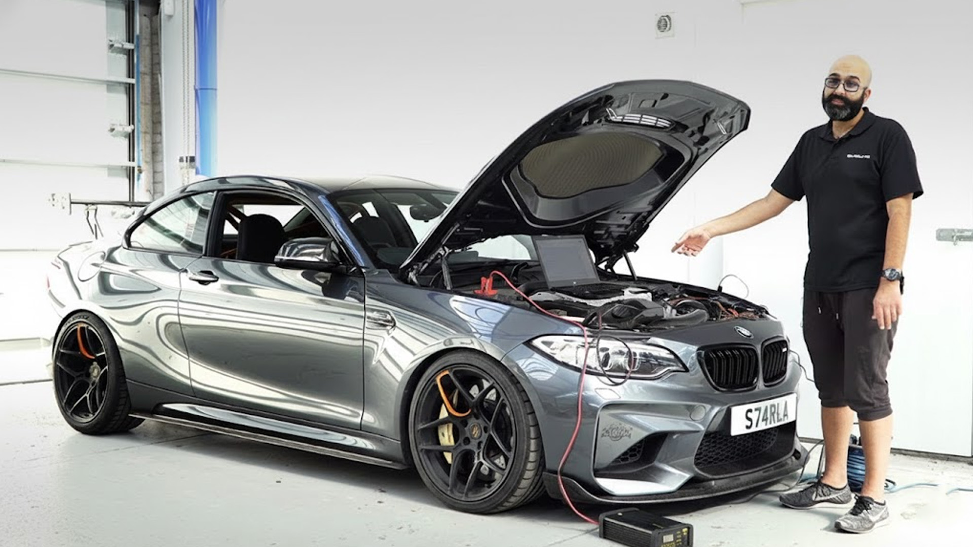 Modified BMW M2 goes through ECU and TCU tuning