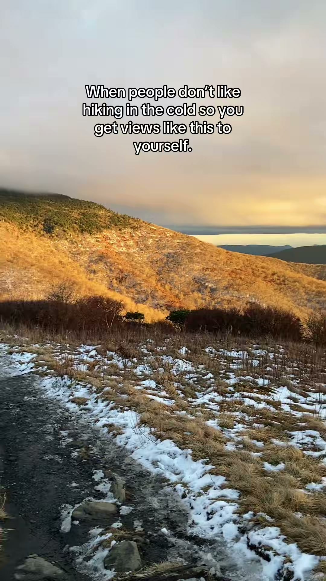 Why winter hiking feels so peaceful