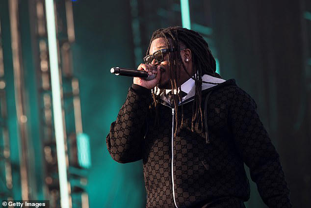 Rapper Lucki seen covered in blood after injury in fight outside of ...
