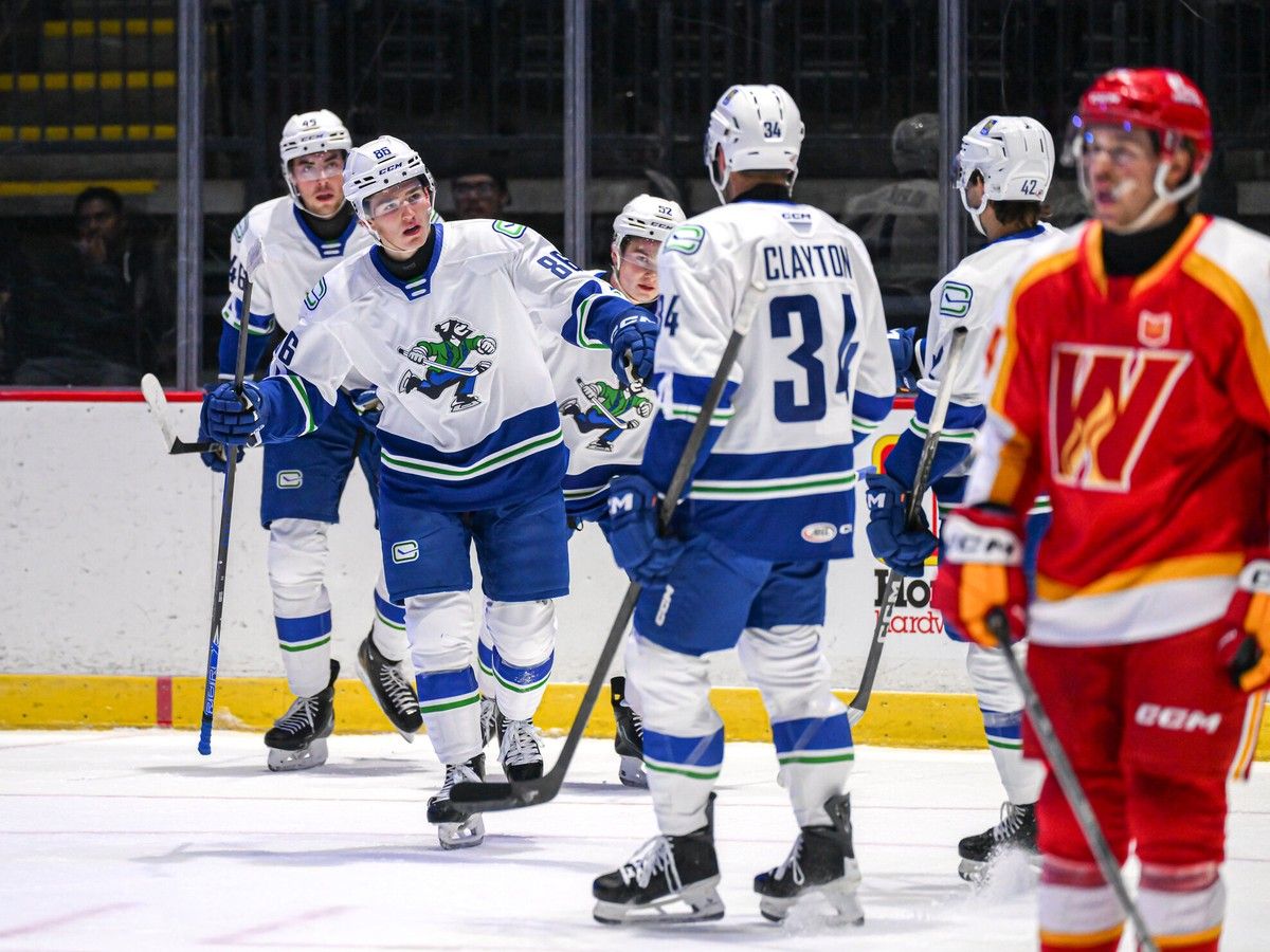 Canucks prospects Caleb Malhotra, Braeden Cootes score first goals of ...