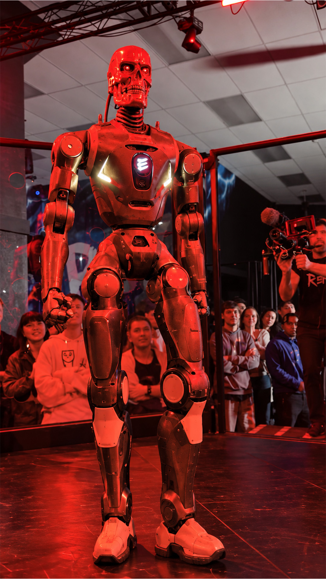 Deze Terminator-achtige robot gaat het opnemen tegen een mens
